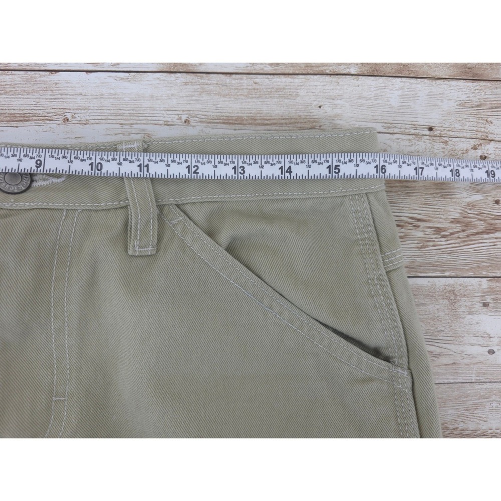 Dickies Jeans Brown Tan Straight Mid Rise Carpenter Utility Juniors 9/29 - Picture 4 of 9